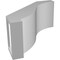 Ekena Millwork 5-in. W x 10-in. D x 10-in. H Baker Architectural Grade PVC Knee Brace BRCP05X10X10BKR - alternate 4